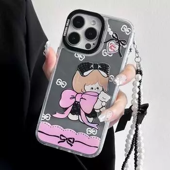 Zhitai Apple Mobile Phone Case - 16ProMax Bracelet 14 Three-in-One Mirror for iPhone 15/14Pro iPhone XS Max