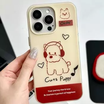 Zhitai Cartoon Jelly Skin Case for Apple iPhone 13 to 16 Pro Max, 14 Pro, and 15 Pro iPhone 12/12 Pro