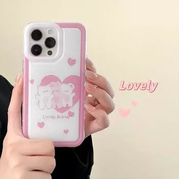 Zhitai Creative Shock-Absorbing Cartoon Case for iPhone 12/13/14/15 Pro/Pro Max iPhone 12 Pro Max