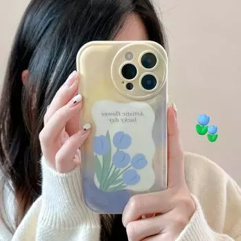 Zhitai Floral iPhone 14/13 Air Cushion Case - Fits 12/11, Apple 15 iPhone 7 Plus/8 Plus