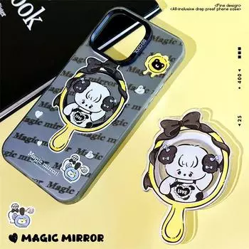 Zhitai Frosted Laser Magnetic Phone Case for iPhone15P/14, iPhone 13, Huawei MATE60 with Stand. iPhone 13 Pro