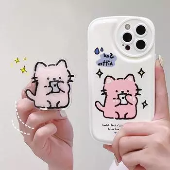 Zhitai Huawei Mate60 Pro Air Cushion Case, Compatible with iPhone 14 Pro & iPhone 15 Bracket New Model iPhone 7 Plus/8 Plus