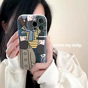 Zhitai iPhone 13 All-Inclusive Case: Air Cushion Protective Cover for Women, Fits iPhone 11, 12, 11 Pro iPhone 15