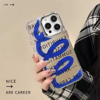 Zhitai iPhone 15 Niche Mobile Case: Three-in-One Mirror Design for iPhone 16 Pro Max & 14 Pro iPhone 13 Pro