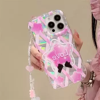 Zhitai iPhone 15 Pro Case, Compatible with Apple 14 Pro Max, Ins Style with Bracelet for Phantom 12/11. iPhone 11 Pro Max