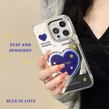 Zhitai iPhone 15 Pro Max Love Case: Compatible with iPhone 13, 16, 12 Pro Max, and 14 - Three-in-One Design with Mirror. iPhone 11