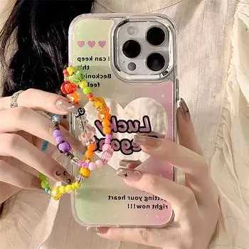 Zhitai iPhone 16 Pro Case: Three-in-One Mirror Chain, Compatible with Apple 14 Pro and 12 Generations Apple 13