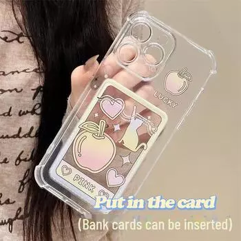 Zhitai iPhone 16 Pro Max Case for Apple 15, 14/13 Pro, and XS/XR with Cartoon Design and Card Holder iPhone 13 Pro Max