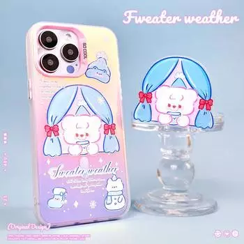 Zhitai MagSafe-Compatible Frosted Laser Case with 15-Position Stand for iPhone 14 Pro/15 Pro Max/16 iPhone 15 Plus