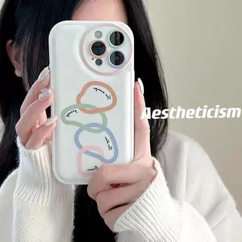 Zhitai Silicone Air Cushion Case for Apple iPhone 15 Pro/14/12 - Stylish and Unique Design iPhone 14