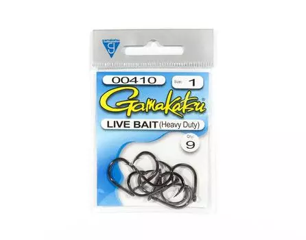Живая наживка Gamakatsu Heavy Duty, размер 1,9 В упаковке (5215)