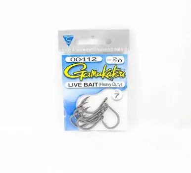 Живая наживка Gamakatsu Heavy Duty, размер 2/0,7 В упаковке (5437)