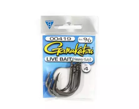 Живая наживка Gamakatsu Heavy Duty, размер 9/0,4 В упаковке (5505)