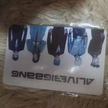 Живая официальная фотокарточка Big Bang