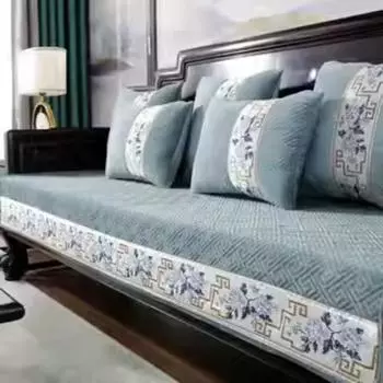 Живая подушка для дивана из цельного дерева, универсальная подушка для четырех сезонов, новая подушка в китайском стиле, осенне-зимняя утолщенная нескользящая высококачественная диван из палисандра 60*60cm