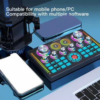 Живая звуковая карта Цифровая передача без потерь для аудиозаписи Живая