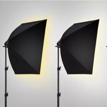 Живой профессиональный мягкий свет заполняющий свет Крытый светодиодный квадратный напольный дополнительный светильник Складной выдвижной фоновый заполняющий свет для фотографий 300W