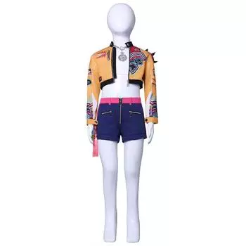 Живой сервер косплея для фильмов, аниме и игр 110 оранжевый