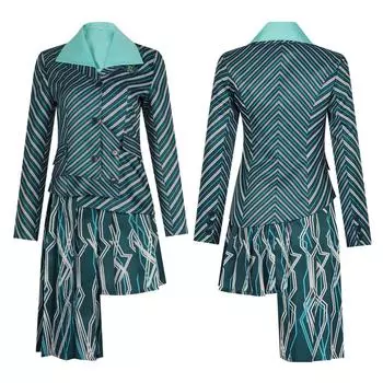 Живой сервер косплея для фильмов, аниме и игр L темно-зеленого