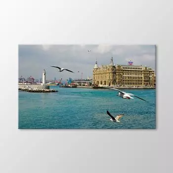 Живопись на вокзале Хайдарпаша