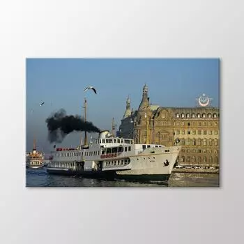 Живопись на вокзале Хайдарпаша