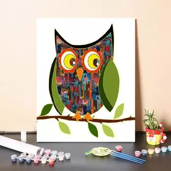 Живопись по номерам на холсте своими руками Живопись по номерам Масляная живопись по номерам Цифровая масляная живопись Украшение дома 40x50cm no frame