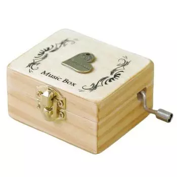 Животное/башня/парусник дизайн резная детская мини-деревянная музыкальная шкатулка на день рождения подарок Cat