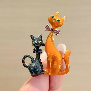 Животное Брошь Персонализированный Креативный Капающий Котенок Корсаж Костюм Аксессуары Египетский Кошачий Ошейник Pin Out