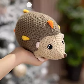 Животное Черепаха Плюшевая Игрушка Вязаная Плюшевая Кукла Ежик Морская Черепаха Мягкая Кукла Детский Подарок hedgehog 20cm