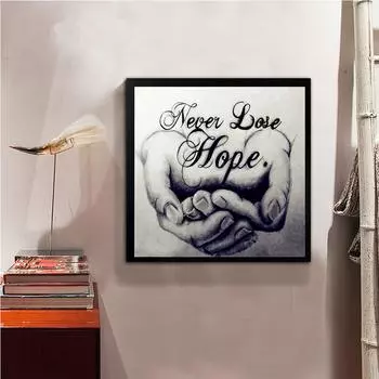 Животное DIY 5D алмазная живопись эскиз Надежда узор Алмазная вышивка полный набор аниме наборы для вышивки крестом домашний декор подарок ручной работы Round 25x25cm