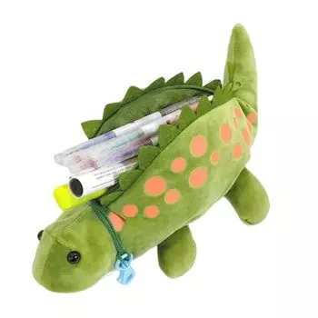 Животное Карандаш Ручка Карандаш Мягкая Канцелярские товары Большое Животное Карандаш Карандаш Поступление в Школу Маленький Предмет Старшая Школа Зеленый Чехол, Сумочка, Чехол, Животное, Чехол, зелёный