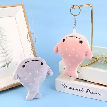 Животное Кит Кукла Плюшевая Сумка для Мобильного Телефона Подвеска Мультяшный Брелок Детский Подарок as the picture