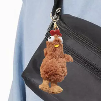 Животное кукла брелок очаровательный брелок кольцо на год подарки партия пользу Brown White