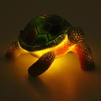 Животное настольная лампа ремесло орнамент антикварный детский ночник для спальни Tortoise