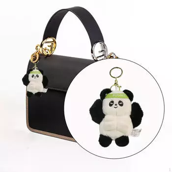 Животное плюшевый кот мягкие украшения сумочка вечеринка сувенир брелок кулон Panda