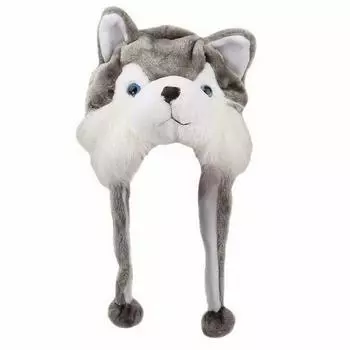 Животное Рождество Чучело Года Животного Холодный Серый и Серо-Белый [Jixin4you] Шляпа, Косплей, Кигуруми, Животное, Бык, Бык, Тигр, Тигр,