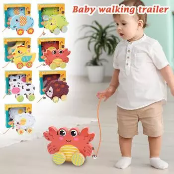 Животное Тянет Веревку Машина Раннее Образование Игрушка One Size