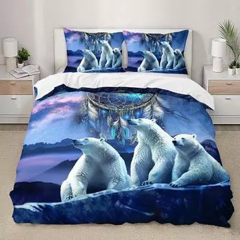 Животное Трехпредметное Постельное Белье Домашний Текстиль Животное Цифровая Печать Пододеяльник Простыня Комплект 70 * 133 two-piece set