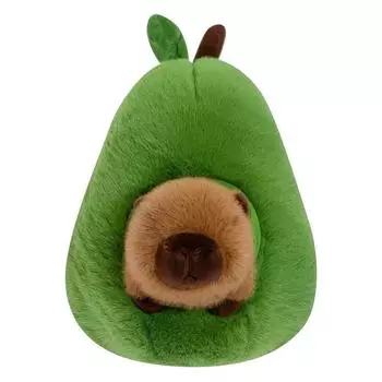 Животные Капибара Аниме Пушистая Игрушка Милая Плюшевая Кукла Капибара Рождественская Игрушка 35cm