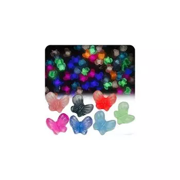 Животные Ночное свечение, Фигурки животных, 100 шт. Миниатюрные фигурки для прятаться, Животные для самостоятельного украшения сада и двора One Size