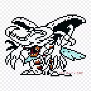 Животные пиксель арт термопереносная печать виниловые нашивки наклейки для одежды DIY аппликации моющиеся нашивки