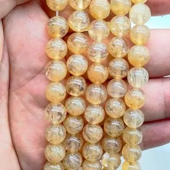 Zhiyue Jewelry Бусины из натурального камня Арбузные - DIY Аксессуары для бисероплетения ручной работы 4mm (approx. 90 beads)