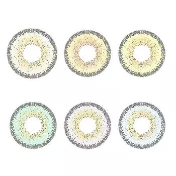 Жизнь прекрасна Цветные контактные линзы Косметический клуб Макияж Косплей Вечеринка Ночь Глаз Линзы Круглые линзы White Gray/L061