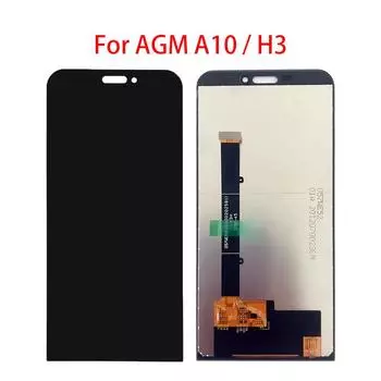ЖК-экран для AGM A10 AGM H3, ЖК-дисплей, дигитайзер сенсорного экрана, полная замена в сборе AGM A10 чёрный