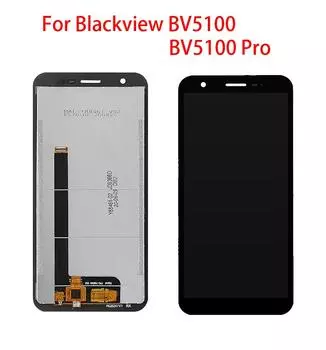 ЖК-экран для Blackview BV5100 Pro, ЖК-дисплей, дигитайзер сенсорного экрана, полная замена в сборе чёрный
