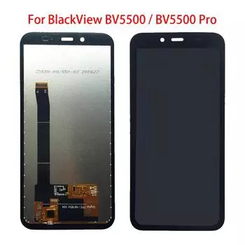 ЖК-экран для Blackview BV5500 Pro, ЖК-дисплей, дигитайзер сенсорного экрана, полная замена в сборе чёрный