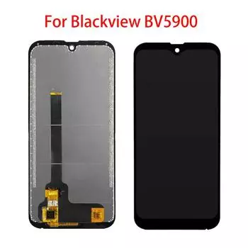 ЖК-экран для Blackview BV5900, ЖК-дисплей, дигитайзер сенсорного экрана, полная замена в сборе чёрный
