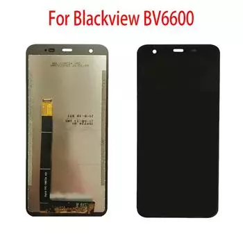 ЖК-экран для Blackview BV6600, ЖК-дисплей, дигитайзер сенсорного экрана, полная замена в сборе чёрный