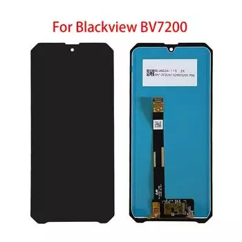 ЖК-экран для Blackview BV7200, ЖК-дисплей, дигитайзер сенсорного экрана, полная замена в сборе чёрный