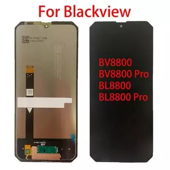 ЖК-экран для Blackview BV8800 BL8800 Pro, ЖК-дисплей, дигитайзер сенсорного экрана, полная замена в сборе BV8800 чёрный